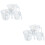 6Pièces Coupes Graduées Transparentes Pour Usage 6