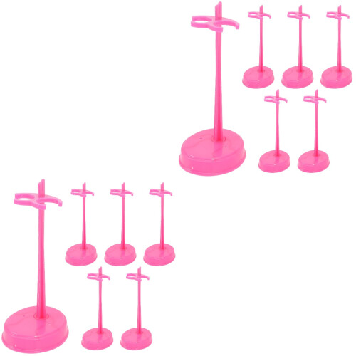30Pièces Socle Pour Déco Base Large Et Durable Couleur Rose 1