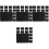 48Pièces Mini Ardoises Noires En PVC Pour Décor De 2