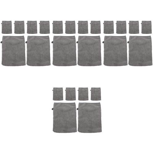 24Pièces Doux Pour Démaquillage Gris 1
