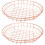 2Pièces Grand Panier En Fil De Fer Multi-Usage Pour Fruits Snacks 4