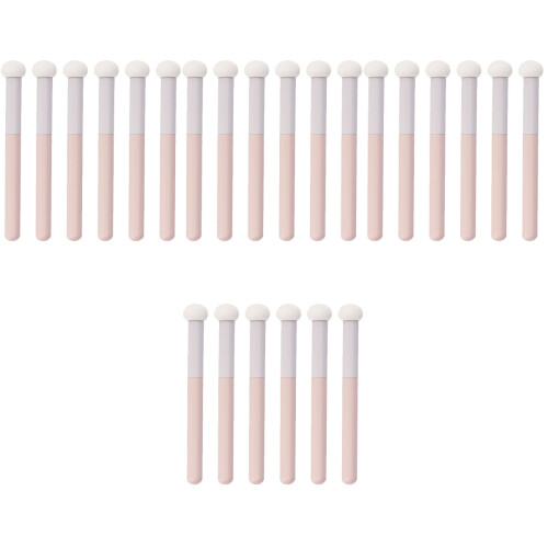 24Pièces Pinceaux Correcteurs Éponge Rose Portable 1