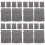 24Pièces Doux Pour Démaquillage Gris 4