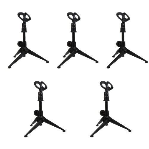 5Pièces Pied Micro Pliable Et Détachable Noir Avec Rotation 360 2