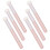 24Pièces Pinceaux Correcteurs Éponge Rose Portable 10
