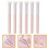 24Pièces Pinceaux Correcteurs Éponge Rose Portable 9