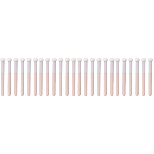 24Pièces Pinceaux Correcteurs Éponge Rose Portable 2