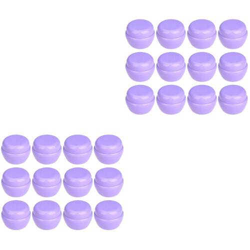 50Pièces Pots Crème Violet Design Champignon Pour Toilettes 2