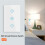 Tuya WiFi  Dimmer  US  Glass Panel Wall Touch   Life APP Control Works with Alexa  Home 2