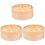 3Sets Dim Sum En Dumpling Bamboe Khaki - Handgemaakte Stoommand 2