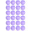 50Pièces Pots Crème Violet Design Champignon Pour Toilettes 5