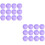 50Pièces Pots Crème Violet Design Champignon Pour Toilettes 6
