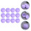 50Pièces Pots Crème Violet Design Champignon Pour Toilettes 8