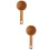 2Pièces Cuillères Bois Idéales Café 7
