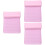 3Ensembles Coussin Rose PU Pour Salon Et Ongles 5