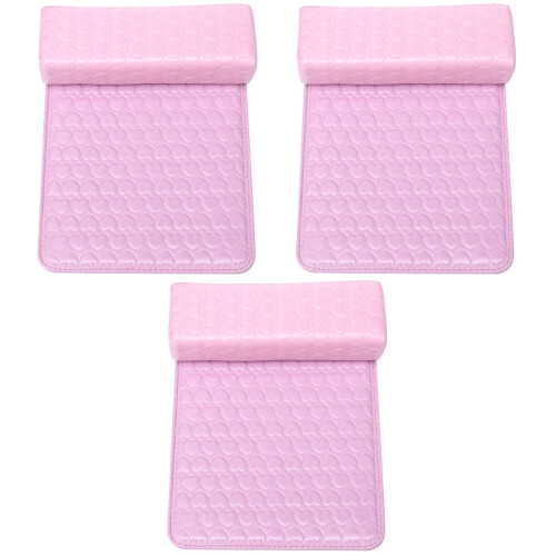 3Ensembles Coussin Rose PU Pour Salon Et Ongles 1