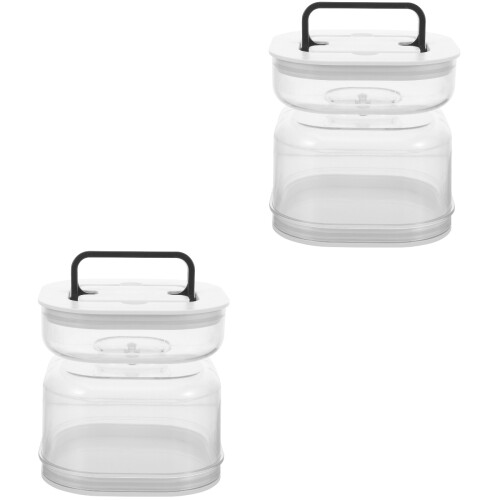 2Pièces Récipients Hermétiques En Pour Fermentation Cuisine 1