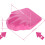 3Pièces Coussin Rosé Main Poignet Support Salon Nail Art 10
