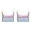 2Pièces De Rangement Poussette Nylon Durable Noir Beige 4