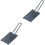 2Pièces Poêle À Griller Noir Pour Barbecue Extérieur 2