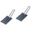 2Pièces Poêle À Griller Noir Pour Barbecue Extérieur 3
