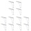12Pièces Clips Nappes Blancs Ressorts Faciles Pour Maison Table 2