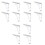 12Pièces Clips Nappes Blancs Ressorts Faciles Pour Maison Table 3