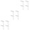 12Pièces Clips Nappes Blancs Ressorts Faciles Pour Maison Table 5