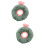 2Pièces Collier Chat Vert Convalescence Protection 7