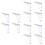 12Pièces Clips Nappes Blancs Ressorts Faciles Pour Maison Table 6