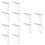 12Pièces Clips Nappes Blancs Ressorts Faciles Pour Maison Table 7