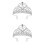 2Pièces En Rhinestone Argent Pour 21 4