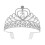 2Pièces En Rhinestone Argent Pour 21 10