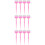 12Pièces Accessoires Rose Brosse Et Pour 8