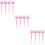 12Pièces Accessoires Rose Brosse Et Pour 9