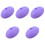 5Pièces Clip Thermomètre Violet Silicone Réutilisable 2