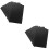 20Pièces Mousse Noires Rigides Pour Création Et Éducation 5