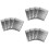 30Pièces Argentés Aluminium Résistant Stockage 5