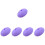 5Pièces Clip Thermomètre Violet Silicone Réutilisable 4