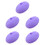 5Pièces Clip Thermomètre Violet Silicone Réutilisable 5