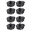 8Pièces Brosse Multi-Usage Noire Pour De Nettoyage 6