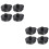 8Pièces Brosse Multi-Usage Noire Pour De Nettoyage 5