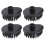 8Pièces Brosse Multi-Usage Noire Pour De Nettoyage 2