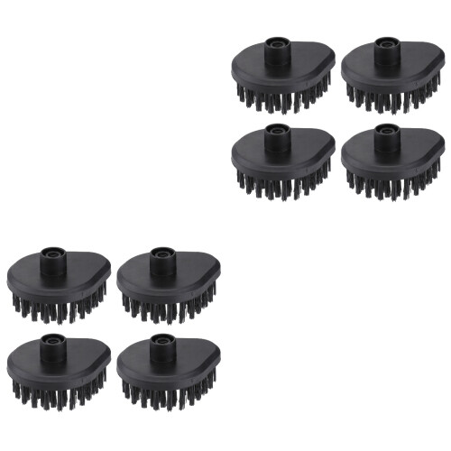 8Pièces Brosse Multi-Usage Noire Pour De Nettoyage 2