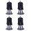 2Pièces Bouchons De Guidon En Aluminium Mousse Argent Polyvalents 4
