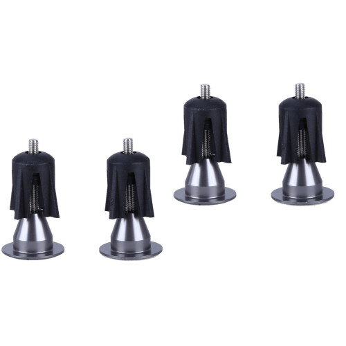 2Pièces Bouchons De Guidon En Aluminium Mousse Argent Polyvalents 2
