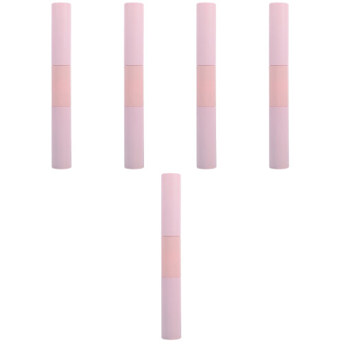 5Pièces Colle Cils Rose Multiusage Double Embout Pour 2