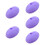 5Pièces Clip Thermomètre Violet Silicone Réutilisable 9