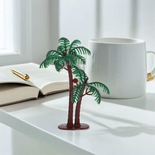 20St Plastic Mini Palmboom Voor Modelbouw En Decoratie 2