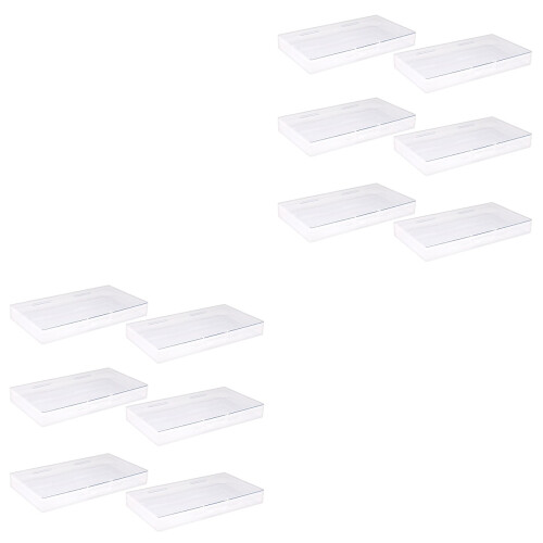 12Pièces Organisateurs Plastique Table Top Transparente Pour 2